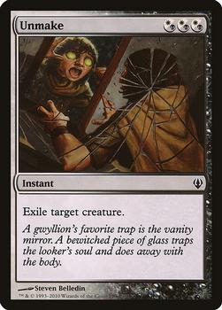 2010 Magic the Gathering Archenemy #98 Unmake Front