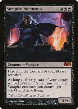 2012 Magic the Gathering Duels of the Planeswalkers 2013 Promos #PSN2013 Vampire Nocturnus Front