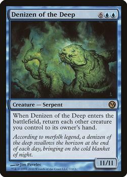 2010 Magic the Gathering Duels of the Planeswalkers #7 Denizen of the Deep Front