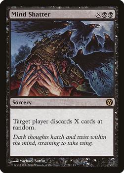 2010 Magic the Gathering Duels of the Planeswalkers #28 Mind Shatter Front