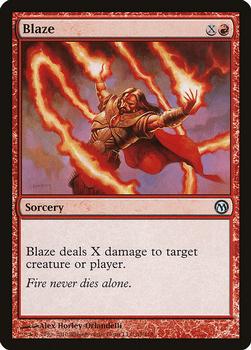 2010 Magic the Gathering Duels of the Planeswalkers #39 Blaze Front