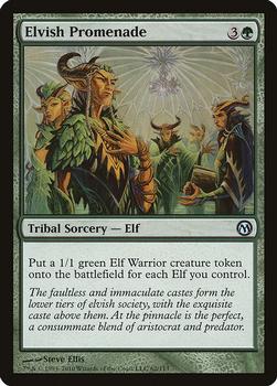 2010 Magic the Gathering Duels of the Planeswalkers #62 Elvish Promenade Front