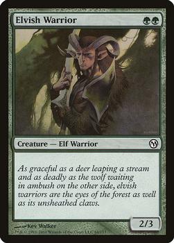 2010 Magic the Gathering Duels of the Planeswalkers #64 Elvish Warrior Front