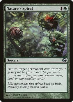 2010 Magic the Gathering Duels of the Planeswalkers #77 Nature's Spiral Front