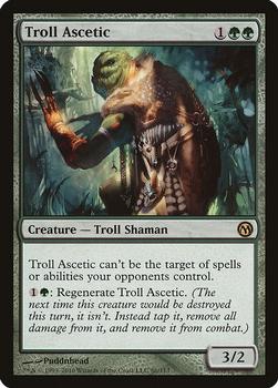 2010 Magic the Gathering Duels of the Planeswalkers #86 Troll Ascetic Front