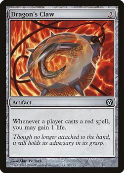 2010 Magic the Gathering Duels of the Planeswalkers #92 Dragon's Claw Front