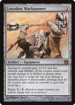 2010 Magic the Gathering Duels of the Planeswalkers #94 Loxodon Warhammer Front