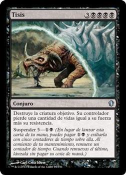 2013 Magic the Gathering Commander 2013 Spanish #85 Tisis Front