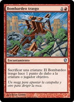 2013 Magic the Gathering Commander 2013 Spanish #110 Bombardeo trasgo Front