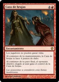 2013 Magic the Gathering Commander 2013 Spanish #133 Caza de brujas Front