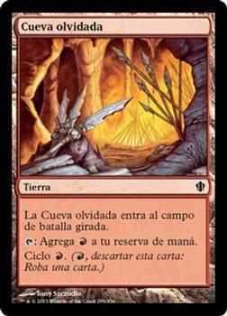 2013 Magic the Gathering Commander 2013 Spanish #289 Cueva olvidada Front
