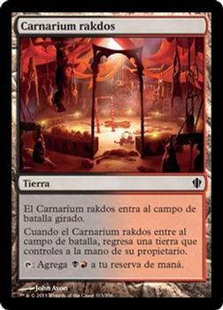 2013 Magic the Gathering Commander 2013 Spanish #313 Carnarium rakdos Front