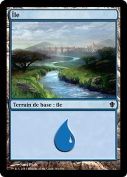 2013 Magic the Gathering Commander 2013 French #341 Île Front
