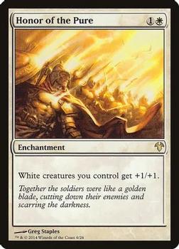 2014 Magic the Gathering Modern Event Deck #6 Honor of the Pure Front