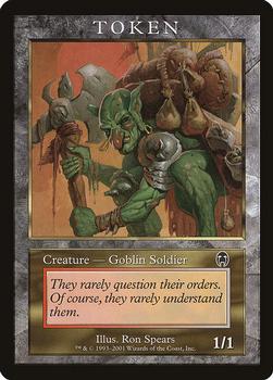 2001 Magic the Gathering Magic Player Rewards 2001 #NNO Goblin Soldier Front