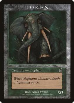 2002 Magic the Gathering Magic Player Rewards #NNO Elephant Front