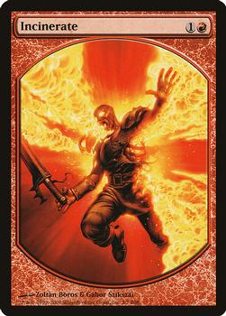 2008 Magic the Gathering Magic Player Rewards #3 Incinerate Front