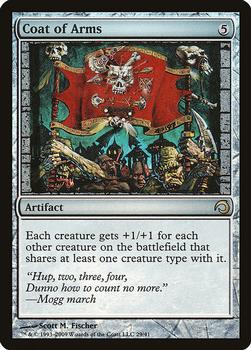 2009 Magic the Gathering Premium Deck Series: Slivers #29 Coat of Arms Front