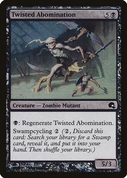 2011 Magic the Gathering Premium Deck Series: Graveborn #4 Twisted Abomination Front