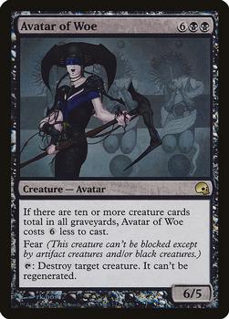 2011 Magic the Gathering Premium Deck Series: Graveborn #6 Avatar of Woe Front