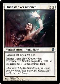2013 Magic the Gathering Commander 2013 German #8 Fluch der Verlassenen Front