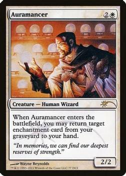 2011 Magic the Gathering Wizards Play Network #77DCI Auramancer Front