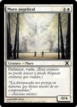 2007 Magic the Gathering 10th Edition Spanish #5 Muro angelical Front