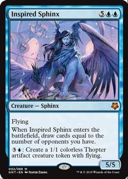 2018 Magic the Gathering Game Night #2 Inspired Sphinx Front