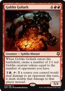 2018 Magic the Gathering Game Night #4 Goblin Goliath Front
