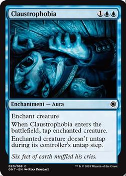 2018 Magic the Gathering Game Night #20 Claustrophobia Front