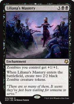 2018 Magic the Gathering Game Night #32 Liliana's Mastery Front