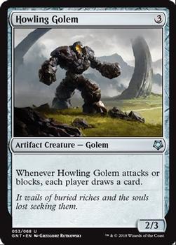 2018 Magic the Gathering Game Night #53 Howling Golem Front