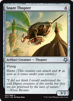 2018 Magic the Gathering Game Night #57 Snare Thopter Front