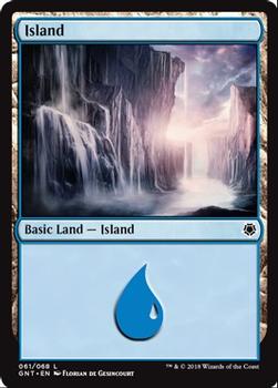 2018 Magic the Gathering Game Night #61 Island Front