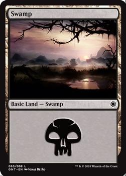 2018 Magic the Gathering Game Night #63 Swamp Front