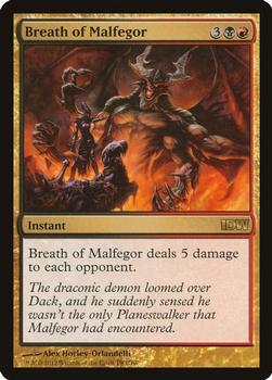 2012-13 Magic the Gathering IDW Comics Promos #P8 Breath of Malfegor Front