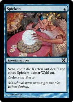 2007 Magic the Gathering 10th Edition German #94 Spicken Front