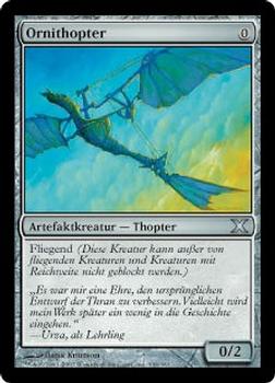 2007 Magic the Gathering 10th Edition German #336 Ornithopter Front
