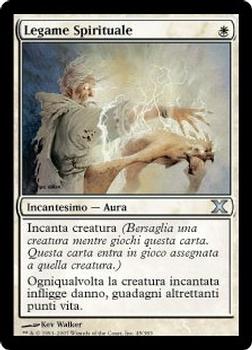 2007 Magic the Gathering 10th Edition Italian #45 Legame Spirituale Front