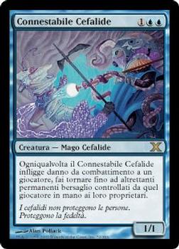 2007 Magic the Gathering 10th Edition Italian #72 Connestabile Cefalide Front