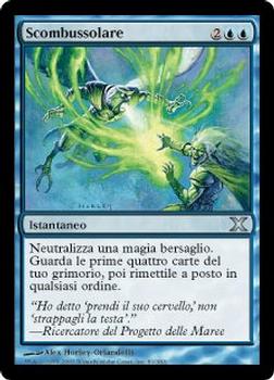 2007 Magic the Gathering 10th Edition Italian #81 Scombussolare Front