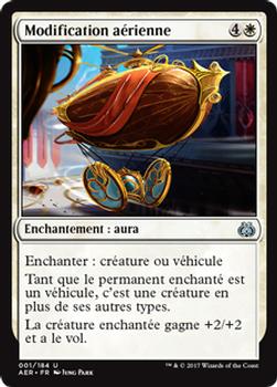 2017 Magic the Gathering Aether Revolt French #1 Modification aérienne Front