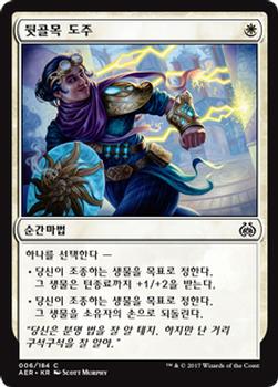 2017 Magic the Gathering Aether Revolt Korean #6 뒷골목 도주 Front