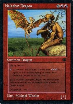 1994 Magic the Gathering Miscellaneous Promos #NNO Nalathni Dragon Front