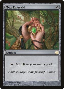 2009 Magic the Gathering Miscellaneous Promos #5 Mox Emerald Front