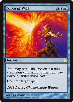 2011 Magic the Gathering Miscellaneous Promos #NNO Force of Will Front