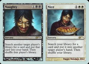 2012 Magic the Gathering Miscellaneous Promos #HH2012 Naughty / Nice Front