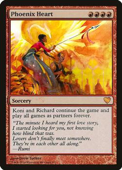 2014 Magic the Gathering Miscellaneous Promos #NNO Phoenix Heart Front