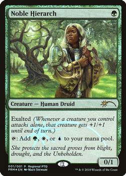 2018 Magic the Gathering Miscellaneous Promos #001 Noble Hierarch Front