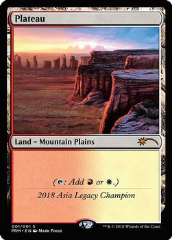 2018 Magic the Gathering Miscellaneous Promos #001 Plateau Front